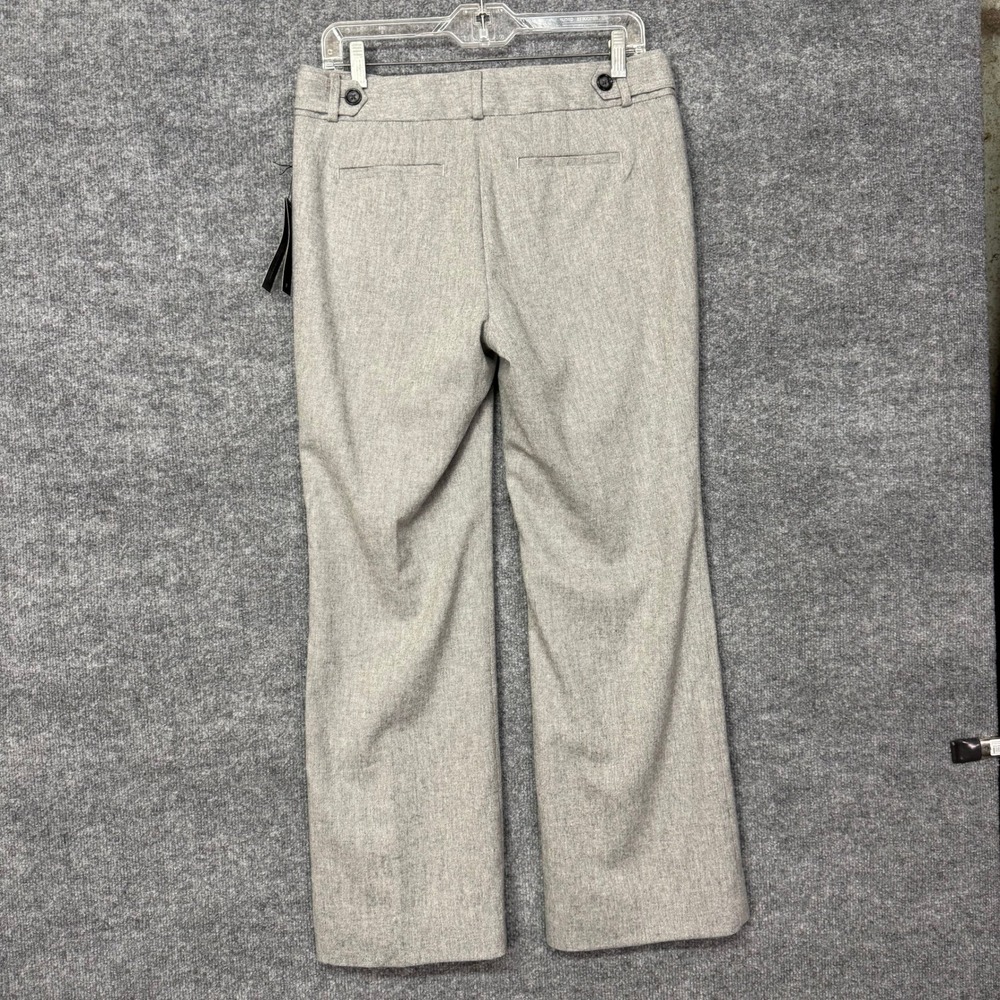 Banana Republic Jackson Fit Pants Womens 8P Gray Wool Blend Fully Lined NWT - Picture 2 of 16